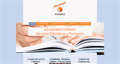 Desktop Screenshot of academiaformac.es